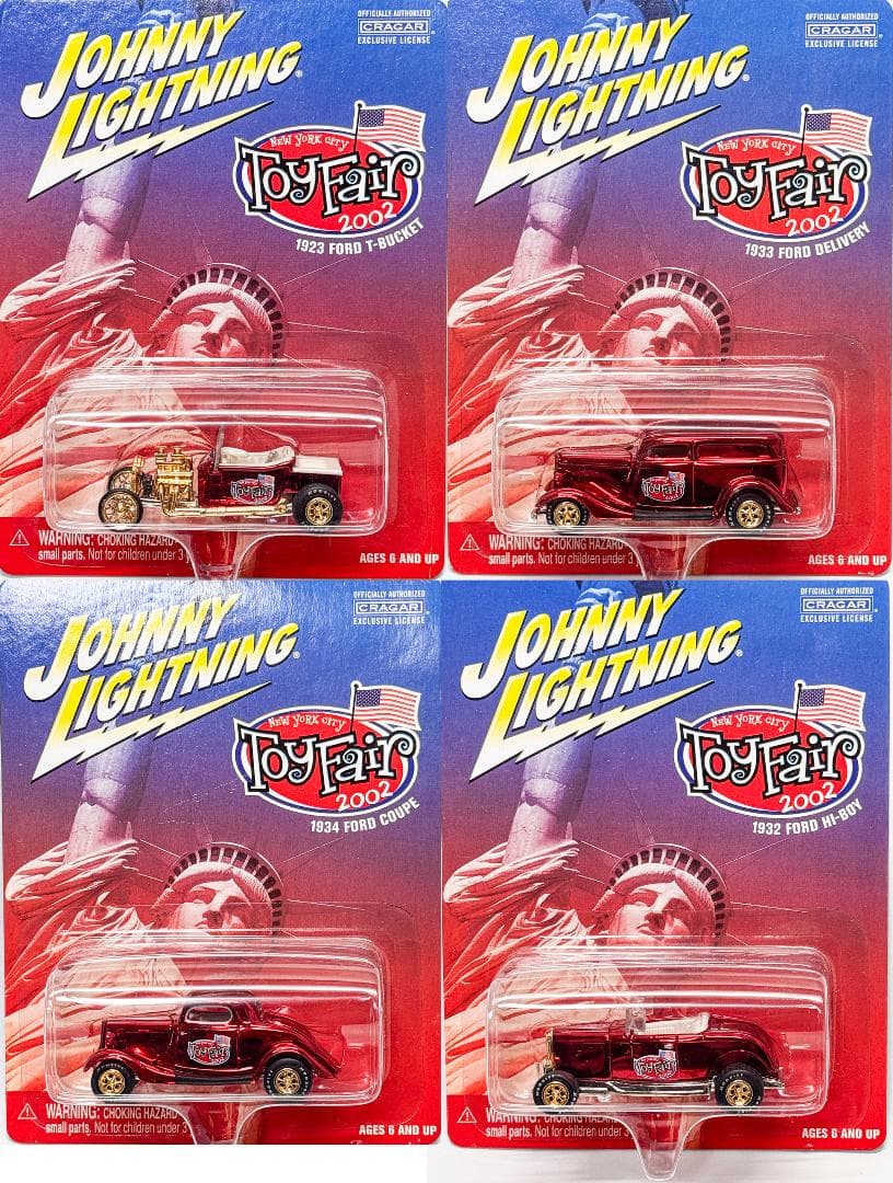 ジョニーライトニング コンベンションカー Toy Fair 2002 4台セット