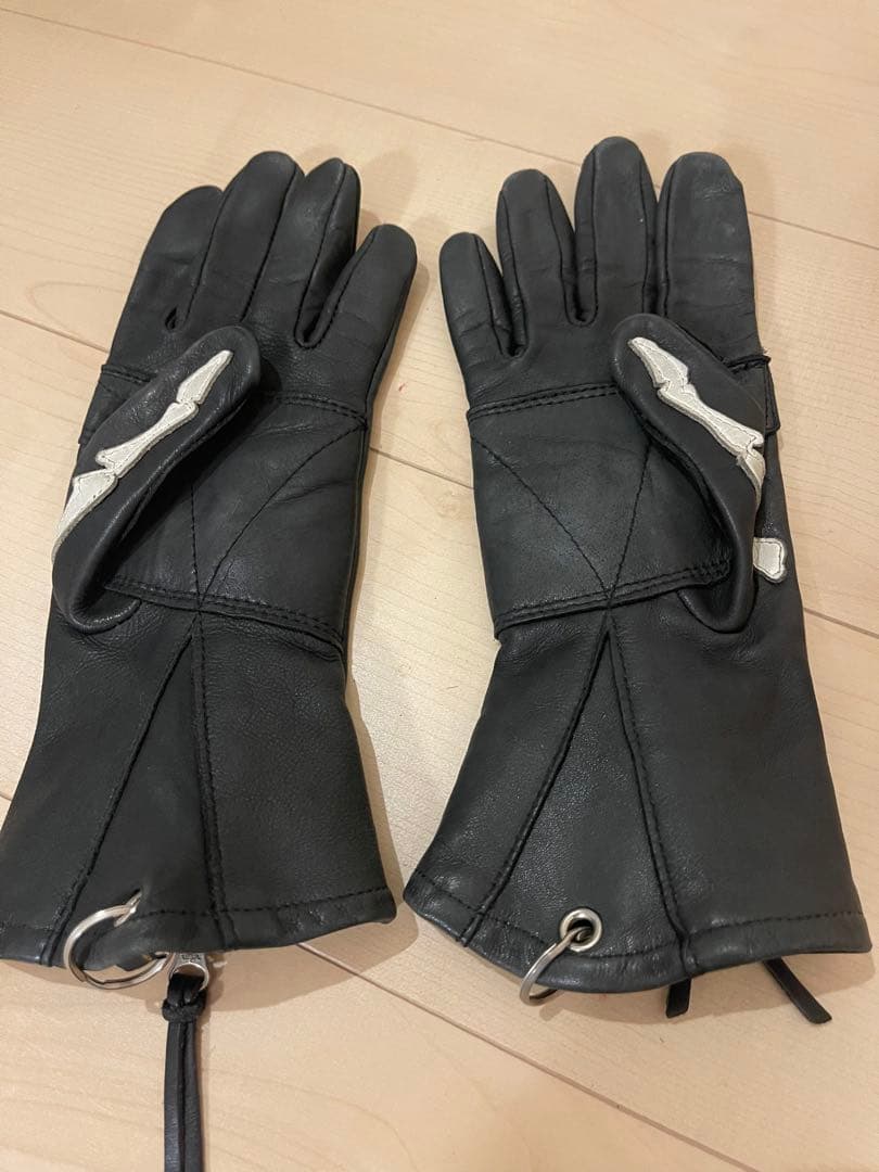 廃盤レア　VANSON レザー グローブ S 骨