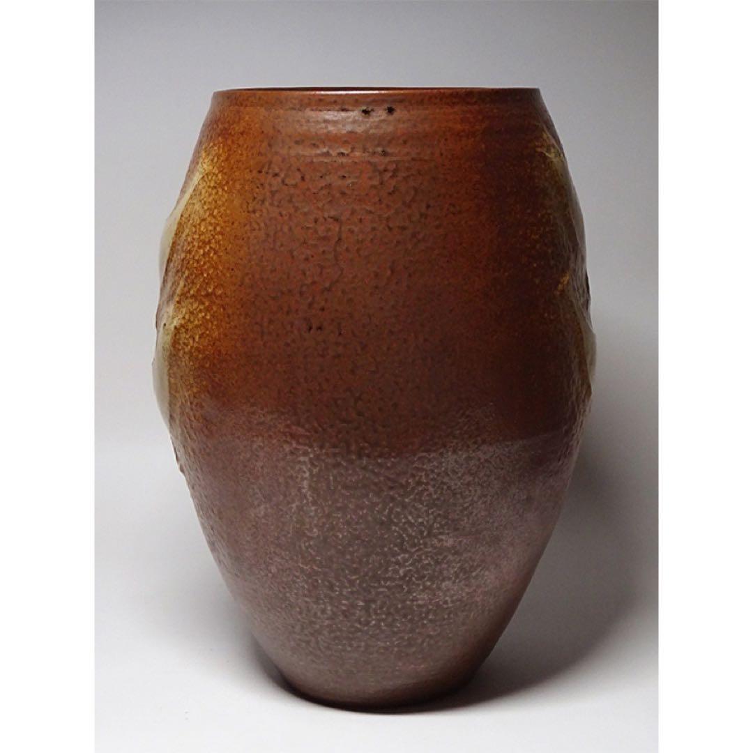 板谷波山の弟子 城戸夏男 鳥文 花瓶 花器 共箱 現代アート モダンアート