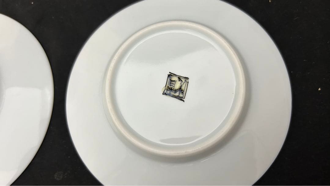 九谷焼　堀江青光　珈琲盌　カップ＆ソーサー ペア　栞共箱付き