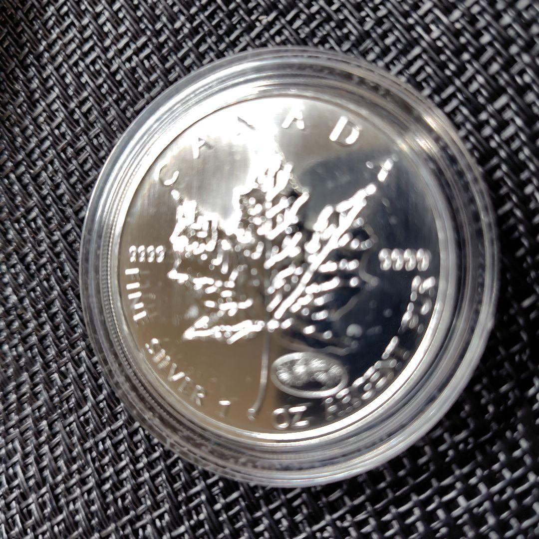 メイプルリーフ 花火 1オンス 銀貨 ミレニアム
