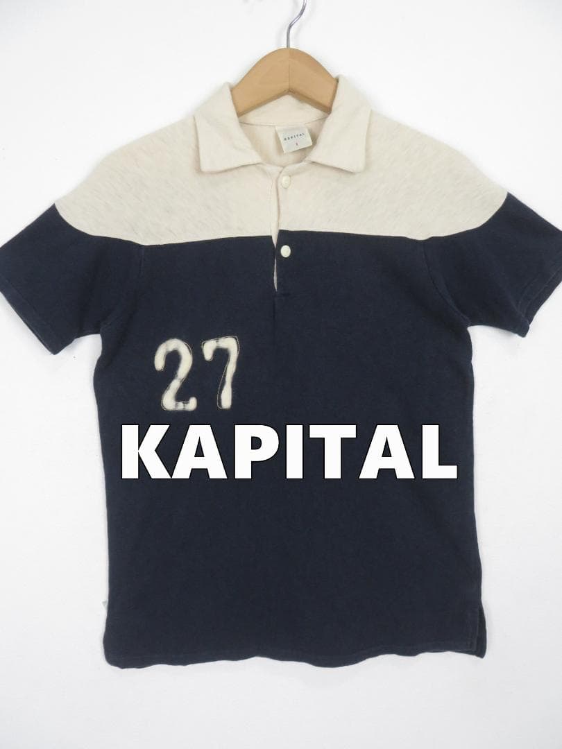 初期 キャピタル レディース 半袖 ポロシャツ 1 KAPITAL 児島 半袖