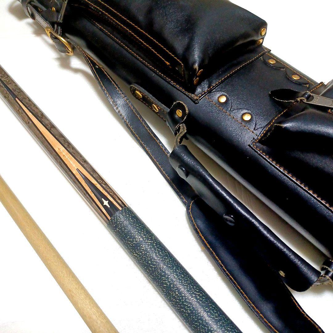 PUBG☆初心者。メッズキューSA-7 /レザーキューケースセット