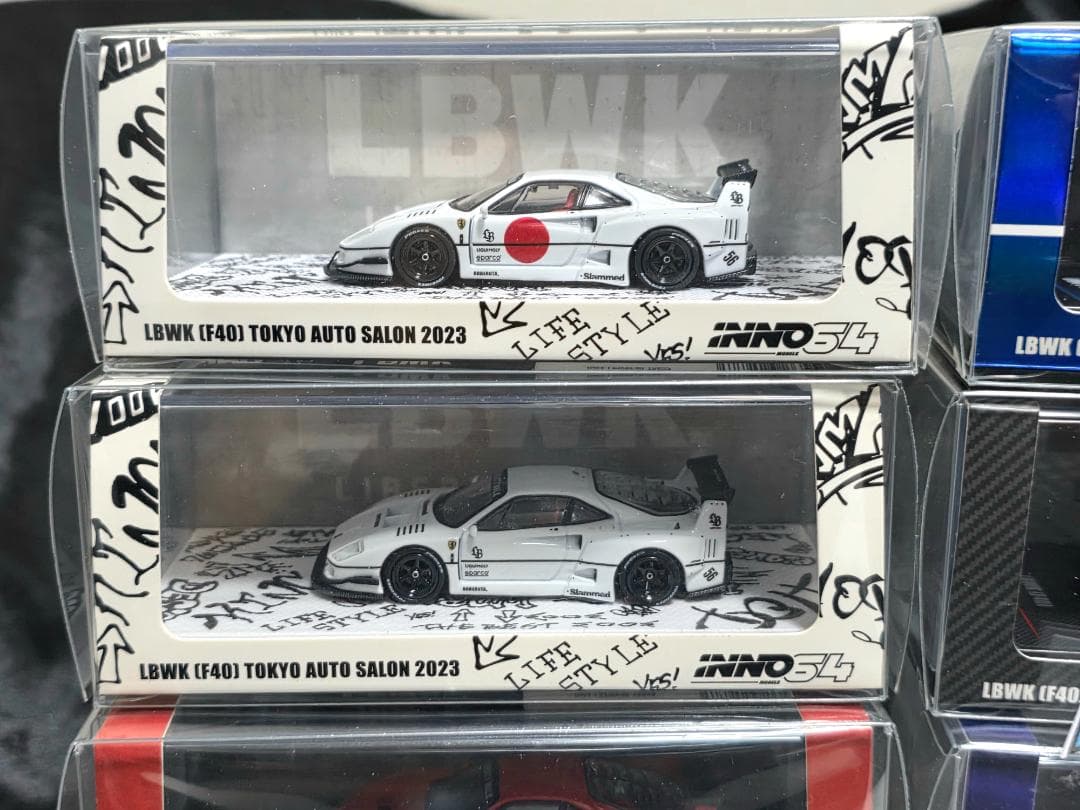 INNO イノモデル 1/64 リバティーウォーク f40 12セット チェイス