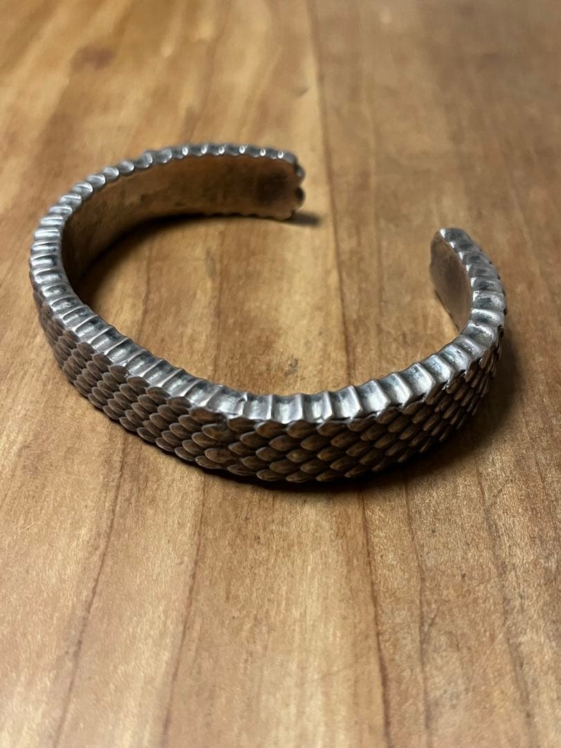 ナバホ ネイティブ ビンテージ バングル リンチシルバースミス ウィングロック