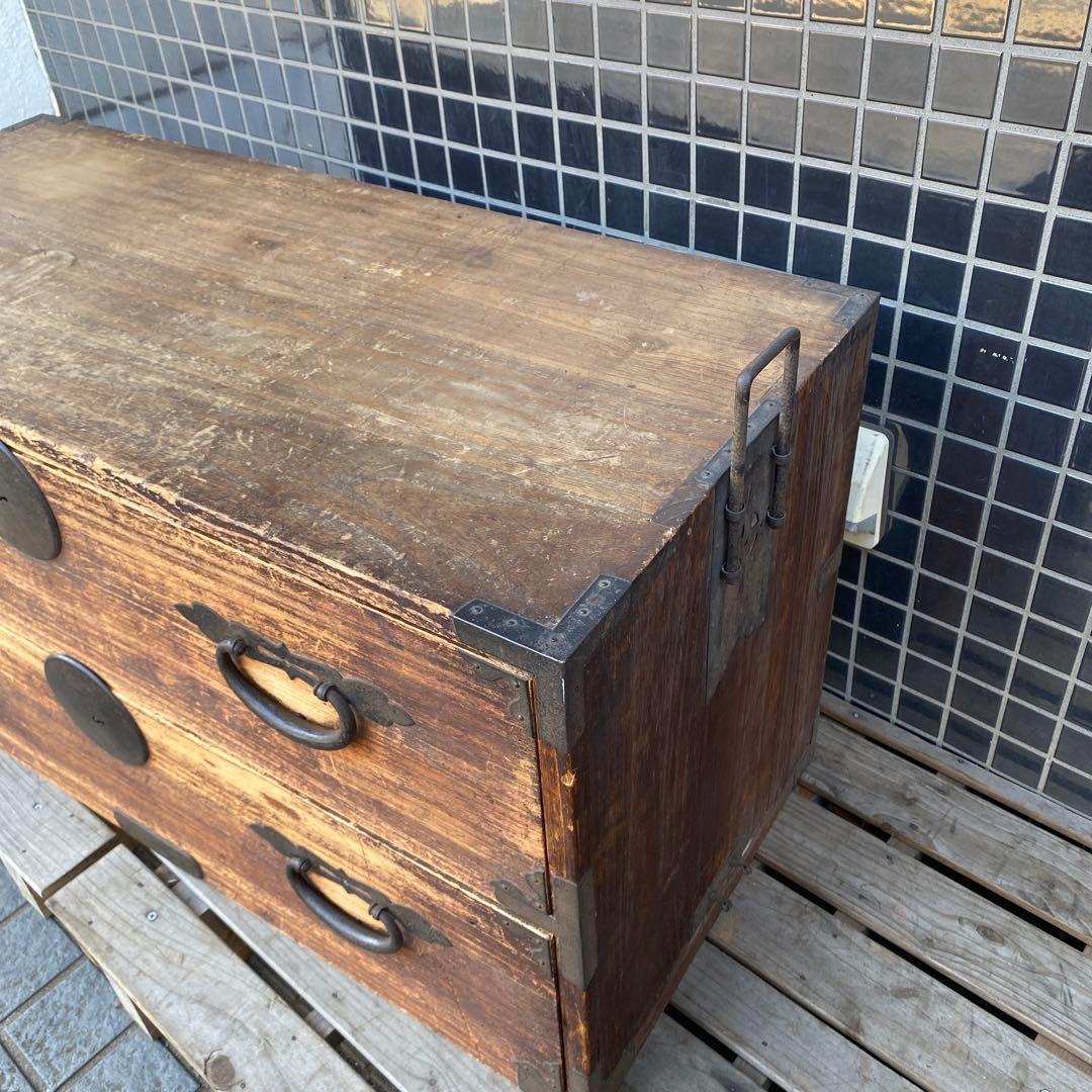 時代物 桐箪笥 骨董品 古家具 インテリア 店舗什器 古民家