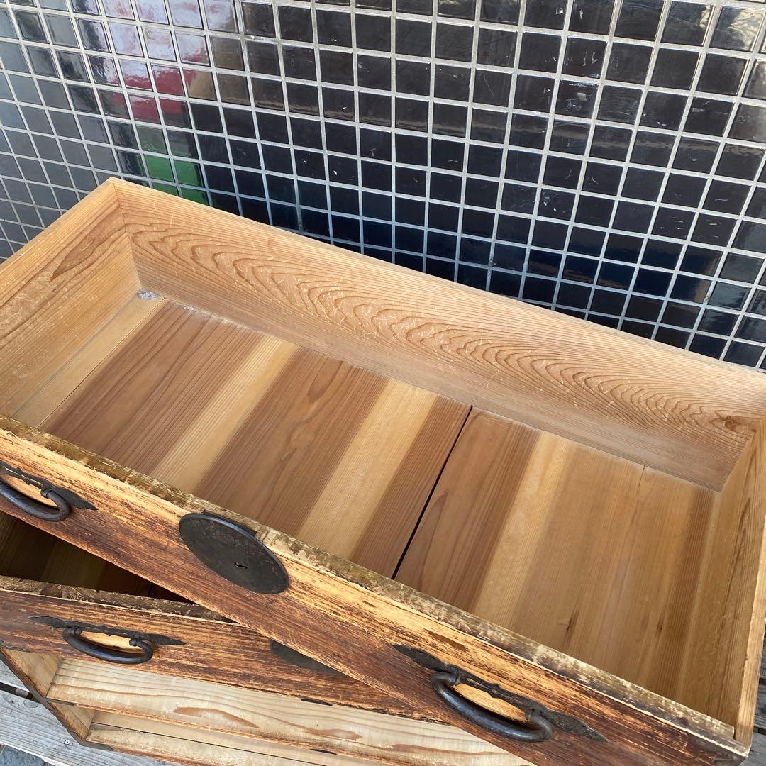 時代物 桐箪笥 骨董品 古家具 インテリア 店舗什器 古民家