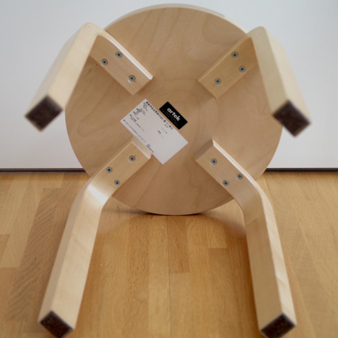 Artek Stool E60 バーチ 四本脚 アアルト アルテック スツール