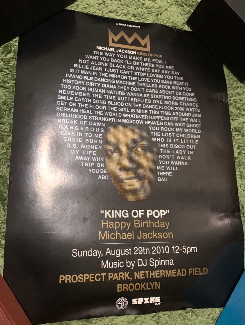 michael jackson spike lee dj spinna ポスター