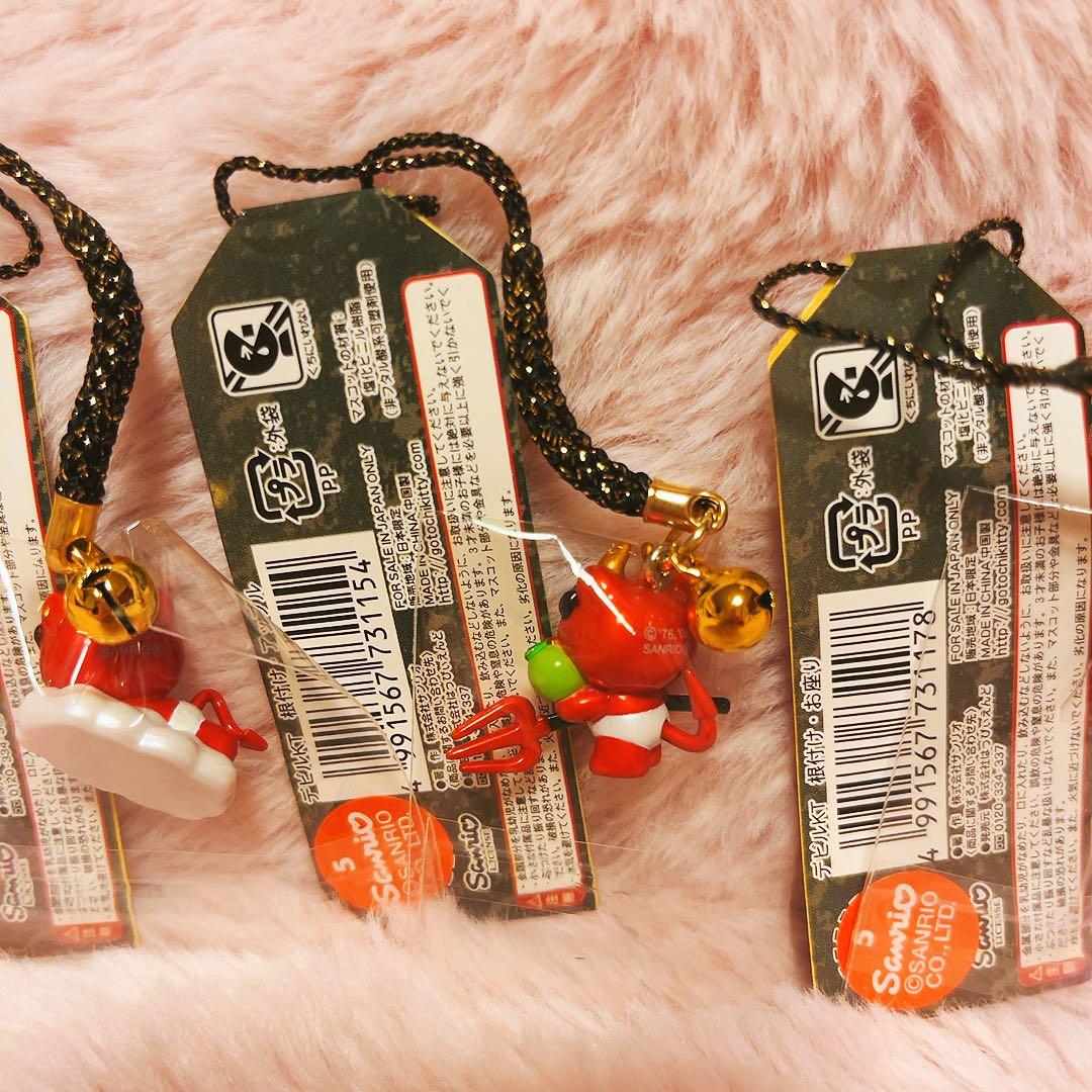 希少レア　ハローキティ　根付け　デビルシリーズ　2006 平成レトロ　サンリオ