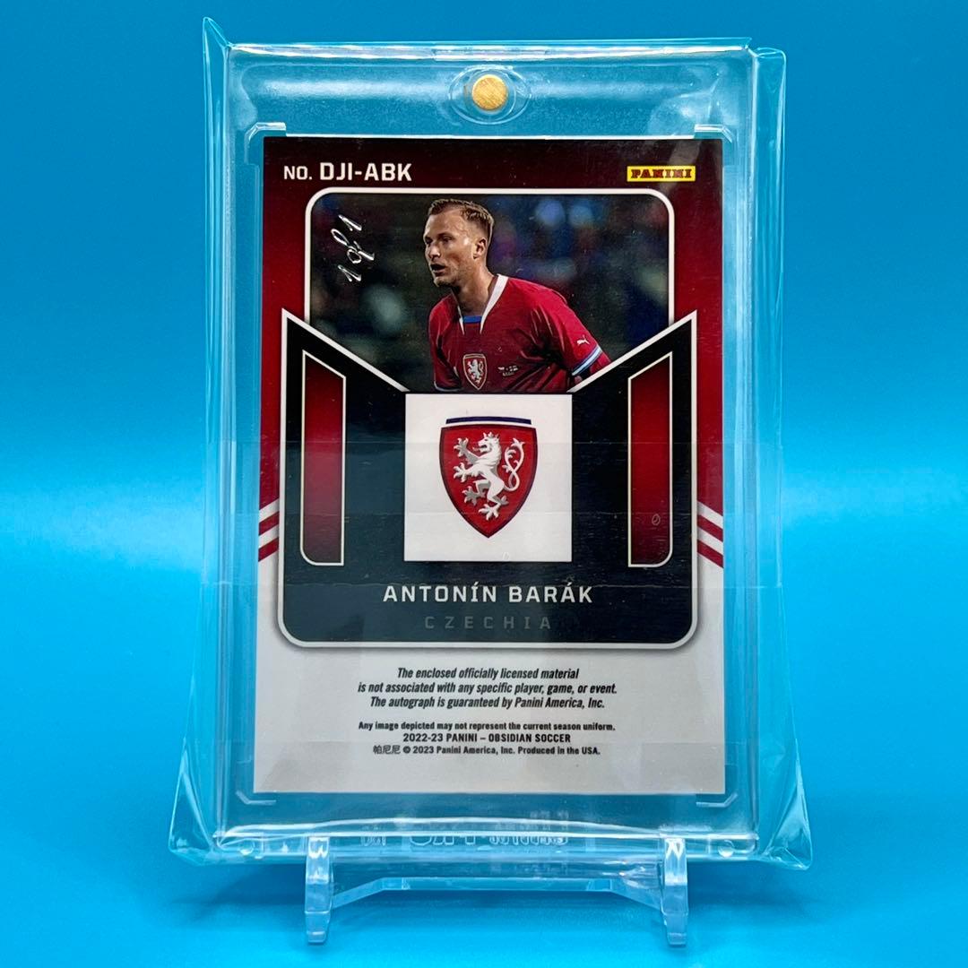 世界1枚！PANINI Barak アントニン バラーク 直筆サイン 1of1