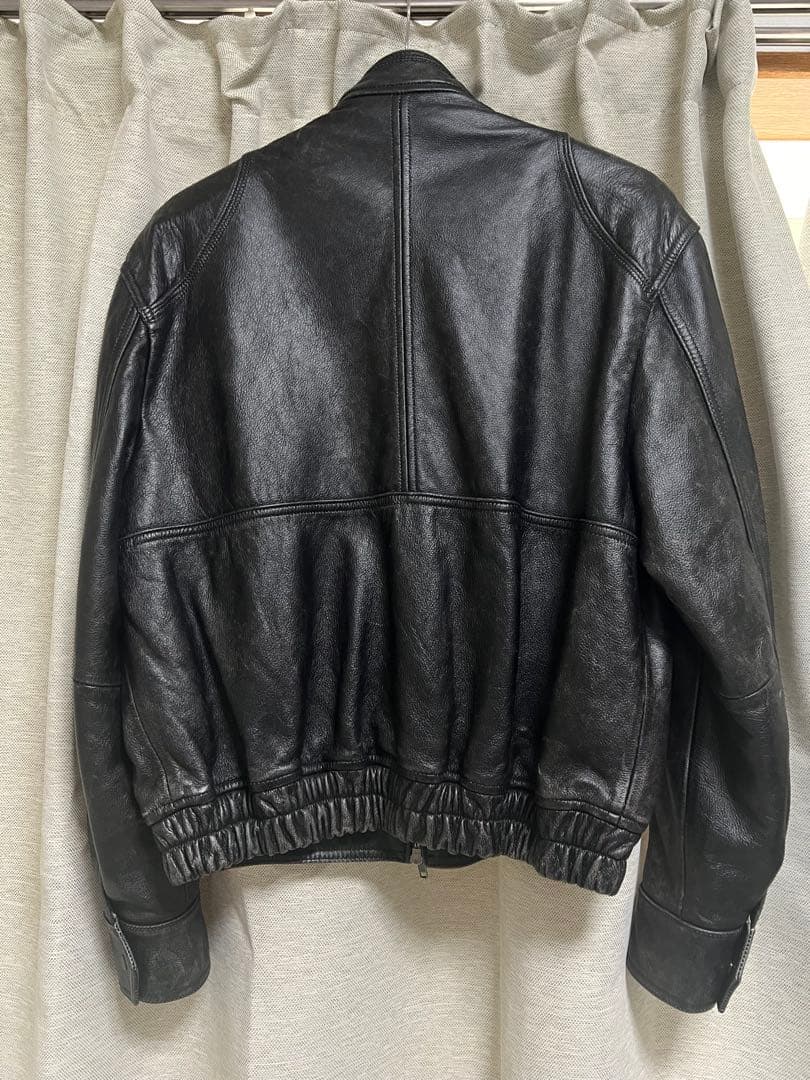 未使用 牛皮LMOODスモーカーカウハイドレザージャケット