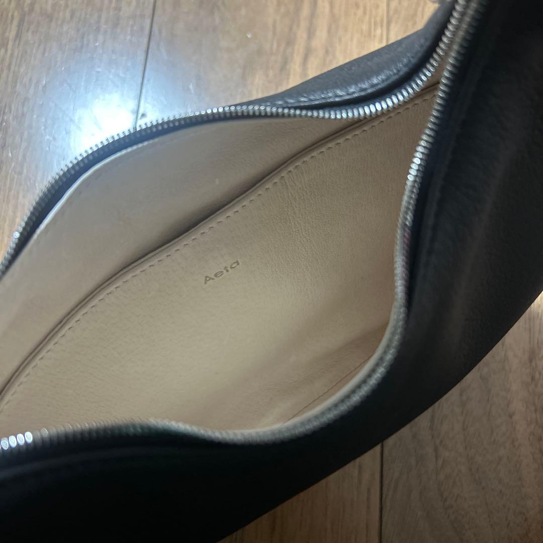 未使用 Aeta ディアレザーワンショルダーバッグ M
