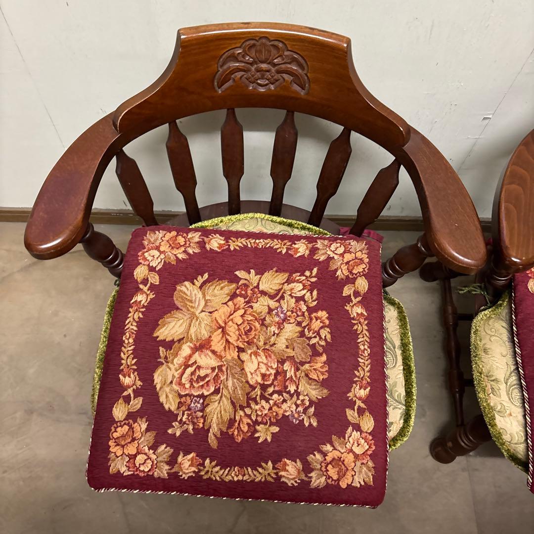 WINDS 太平　アンティークチェア　ローチェア　ウィンザーチェア　2脚　最安値