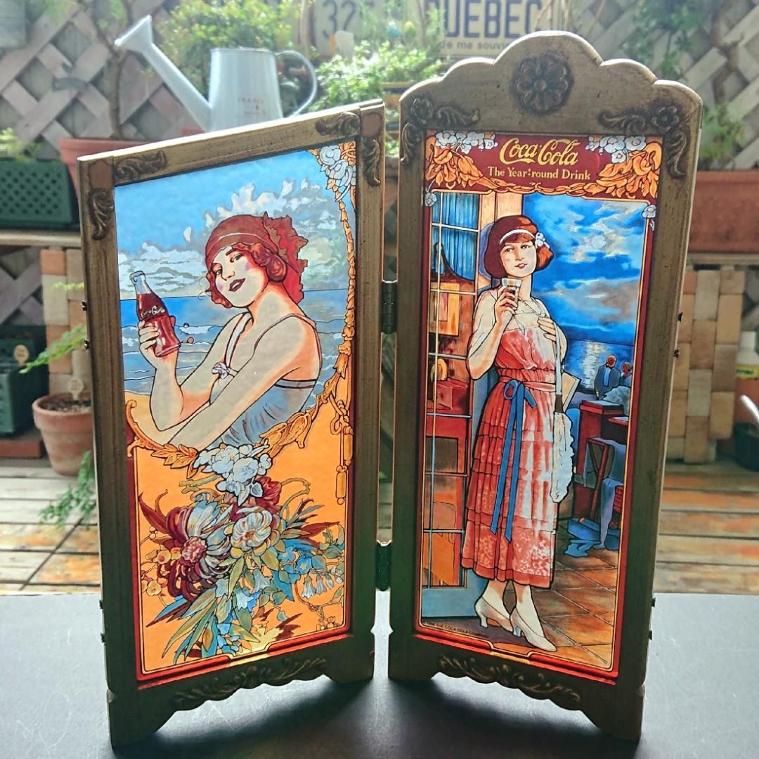 コカコーラ ステンドグラス Four Seasons1923年 グラスマスターズ