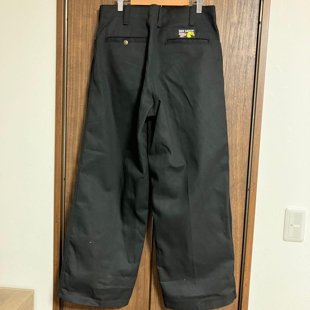 BEN DAVIS GORILLA CUT ブラックチノパン　W32