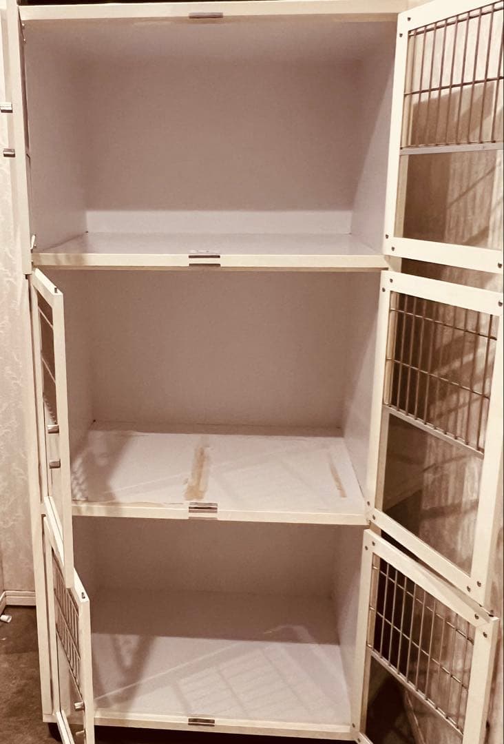 なっつページ犬のケージ3段　PLAS.CO ×2台