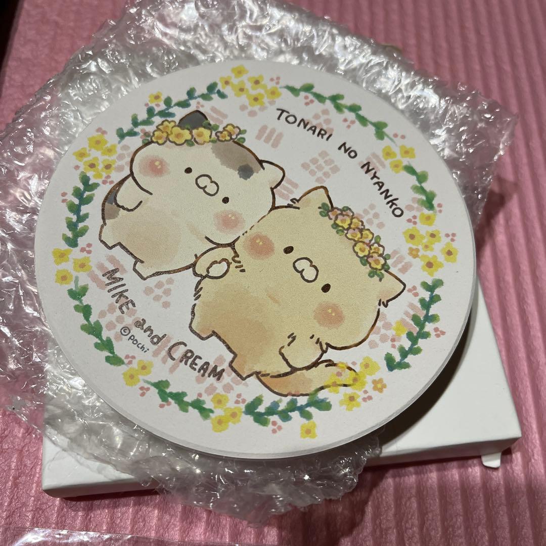 となりのにゃんこ ミケ クリーム マスコット エコバッグ コースター まとめ売り