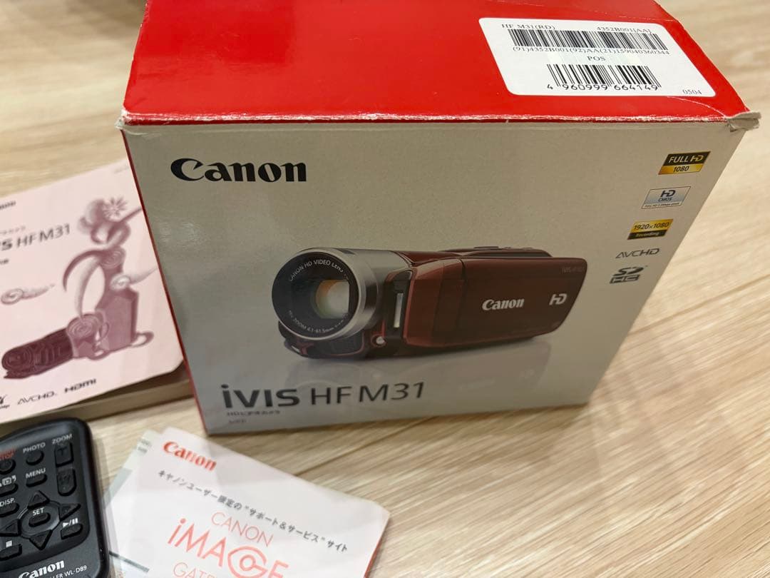 動作確認済み　Canon IVIS HF M31 ビデオカメラ本体　付属品付き