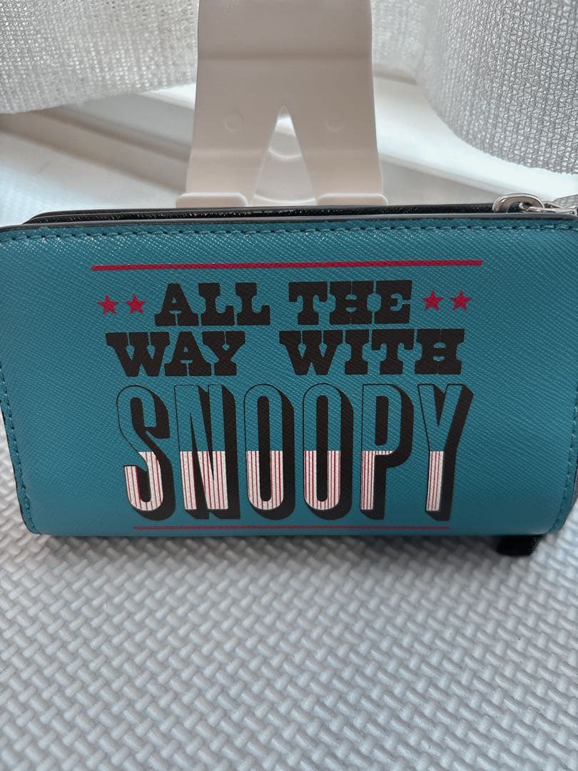 希少⭐️MARC JACOBS 二つ折り財布 PEANUTコラボ スヌーピー