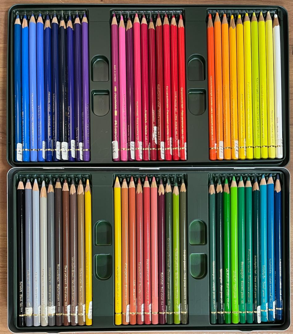 Faber-Castell ポリクロモス色鉛筆 60色セット　全色有 缶入
