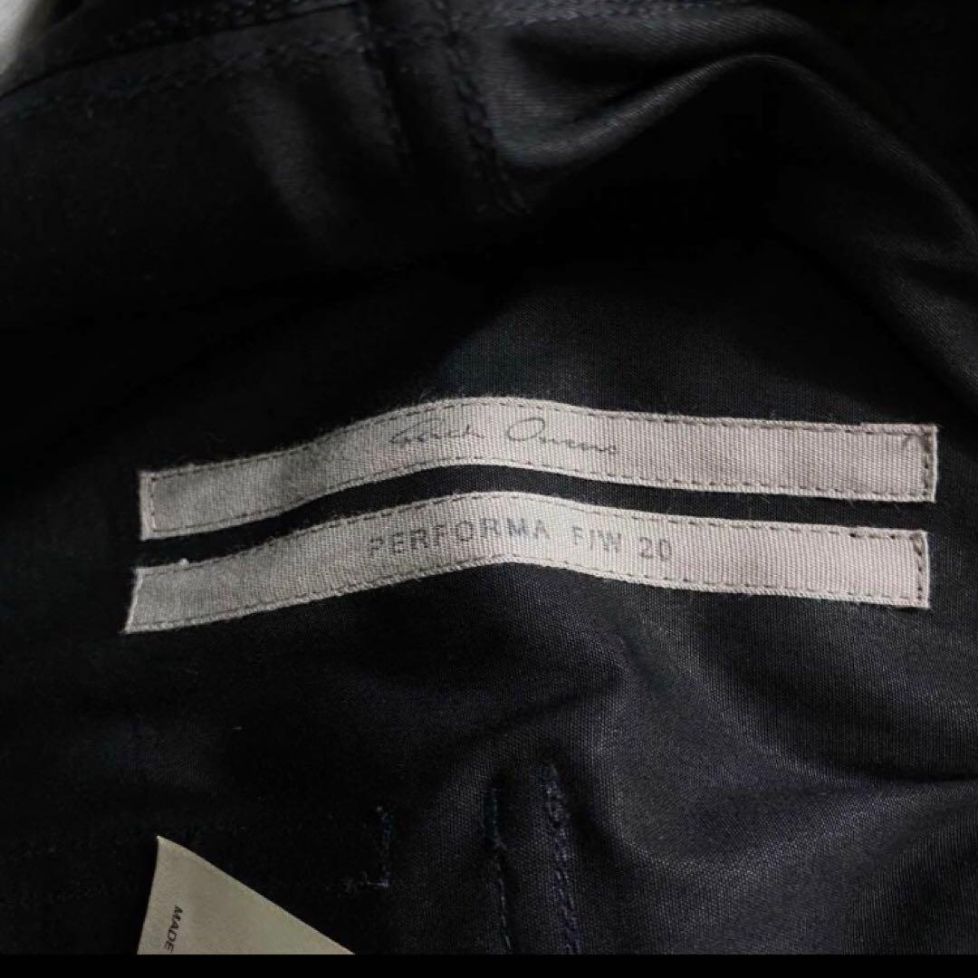 リックオウエンス ドローストリング クロップドパンツ TE素材　20FW