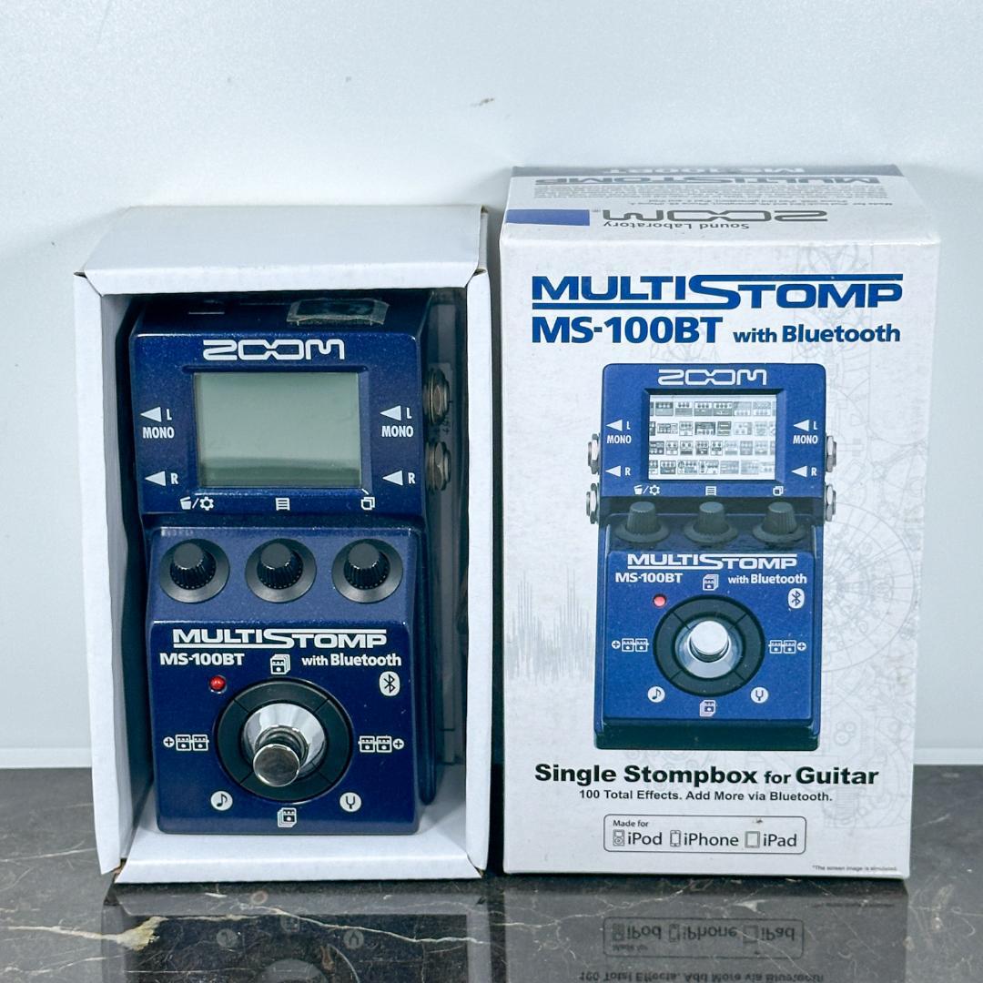 ギター ZOOM MULTI STOMP with Bluetooth MS-100BT