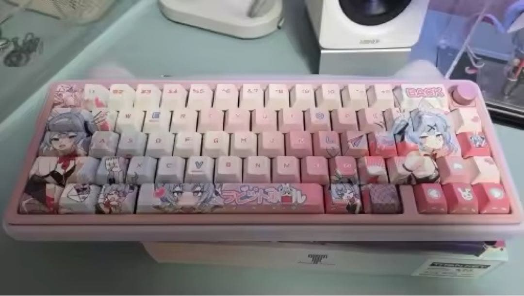 ば*ん様 初音ミク ラビットホール　130pbt キーキャップ