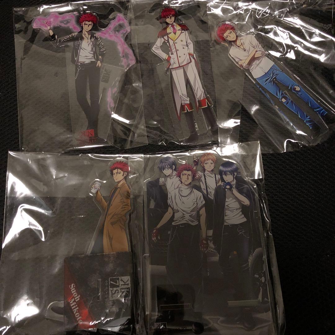 K SEVEN STORIES　缶バッジ　周防尊　アクスタ　13点セット