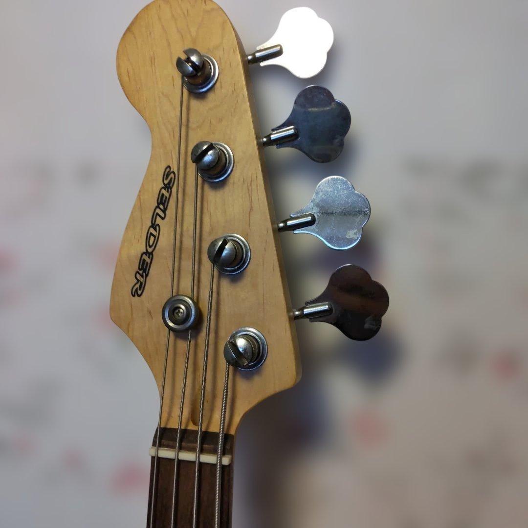 値下げ！左きき用セルダーエレキベース、B.C.大型アンプ、各種付属品付