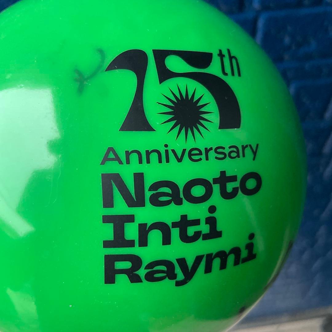 ナオトインティライミ直筆サインボール　15th ライブ