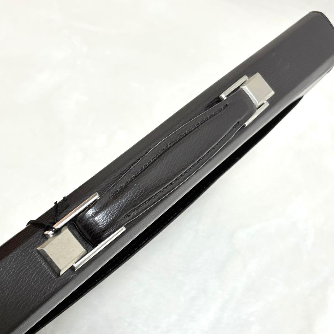 ◆未使用保管品◆ダンヒル ビジネスバッグ 黒 ブリーフケース レザー