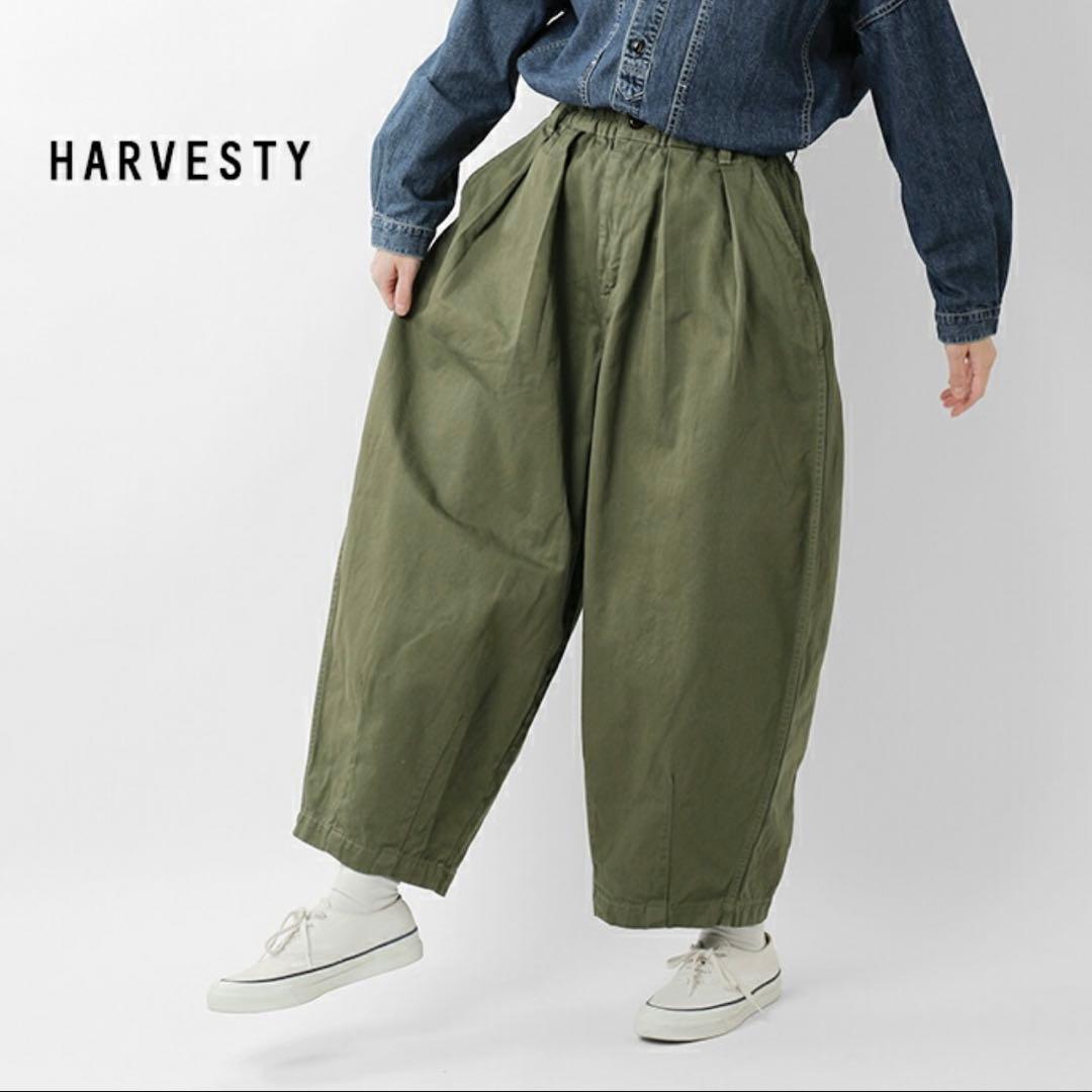 【お値下げ】HARVESTY バーベスティコットンチノ サーカスパンツsize2