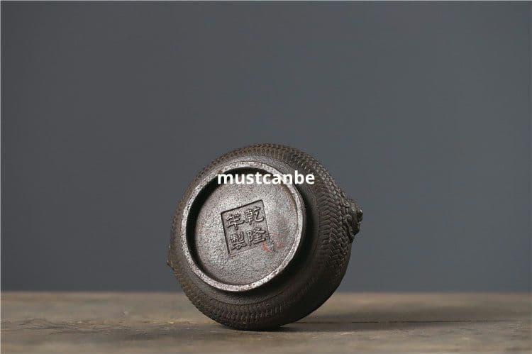 鉄器 線香炉 双獣頭香炉 机頭 仏堂 焼香炉 工芸品 置物