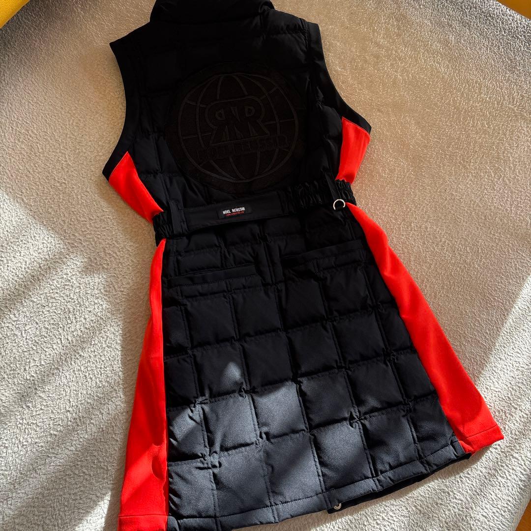 りっちゃん様ノエルレウシール　中綿ダウンフェザー　ワンピース　黒オレンジ　未使用