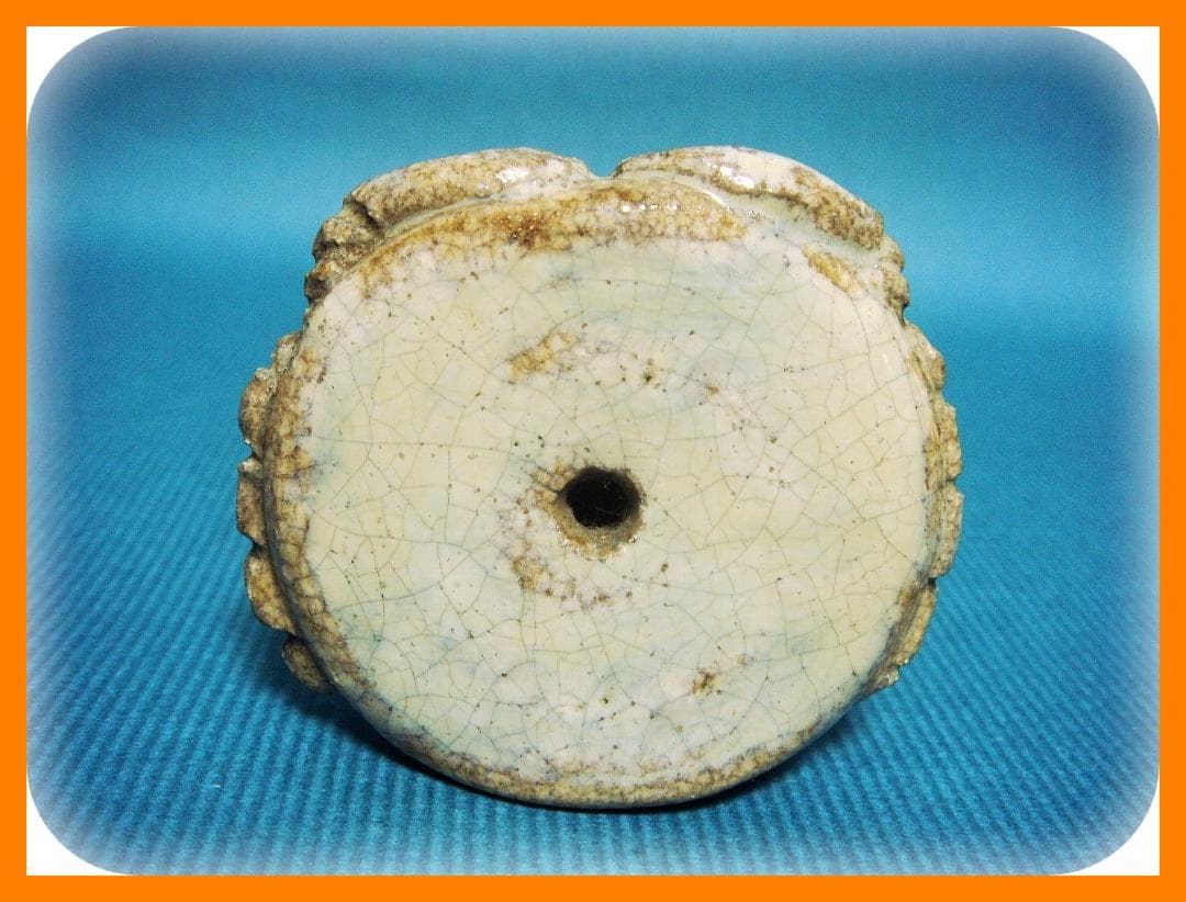 370『蟹 水滴』陶器　/骨董品 古美術 アンティーク 古玩