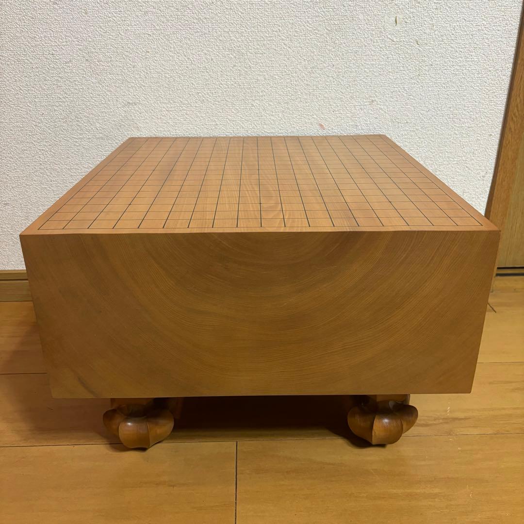 囲碁盤　【趙治勲】作　 直筆　サイン入り　豊功　 厚さ約17,7cm　へそ