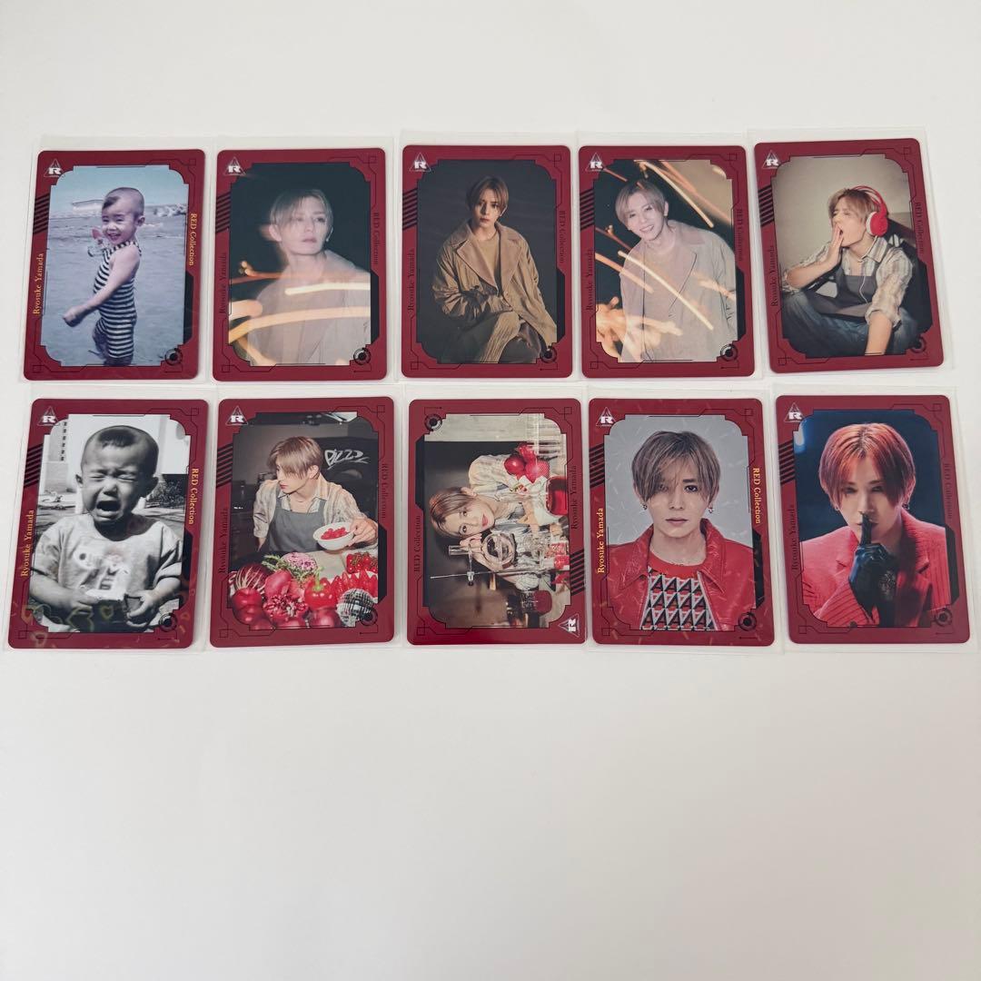 山田涼介 RED ビジュアルカード カードホルダー 全種類 コンプリート セット
