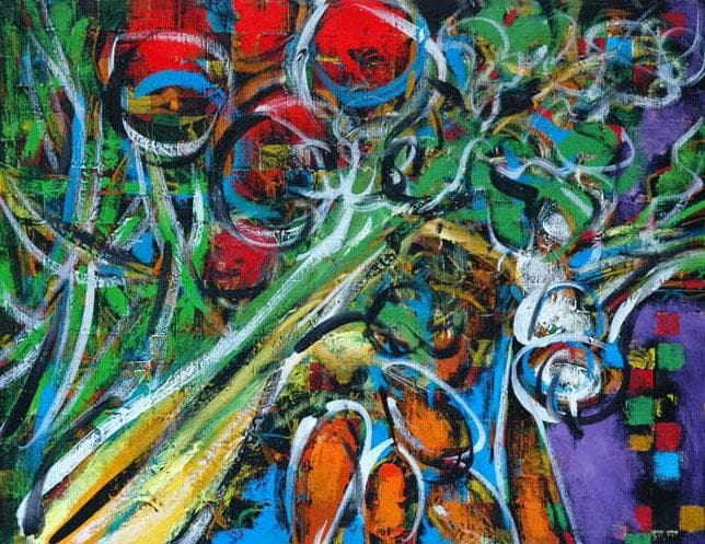 油絵 菅家令子 絵 絵画 インテリア 額付(黒) uF6-061004 野菜果物