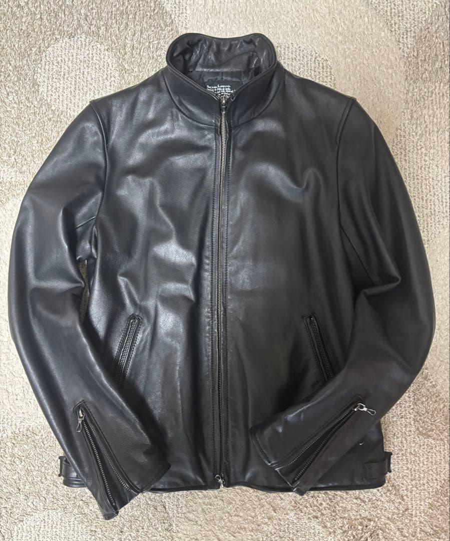 ギ*ん様 ナノユニバース　レザージャケット　シングルライダース　nano uni