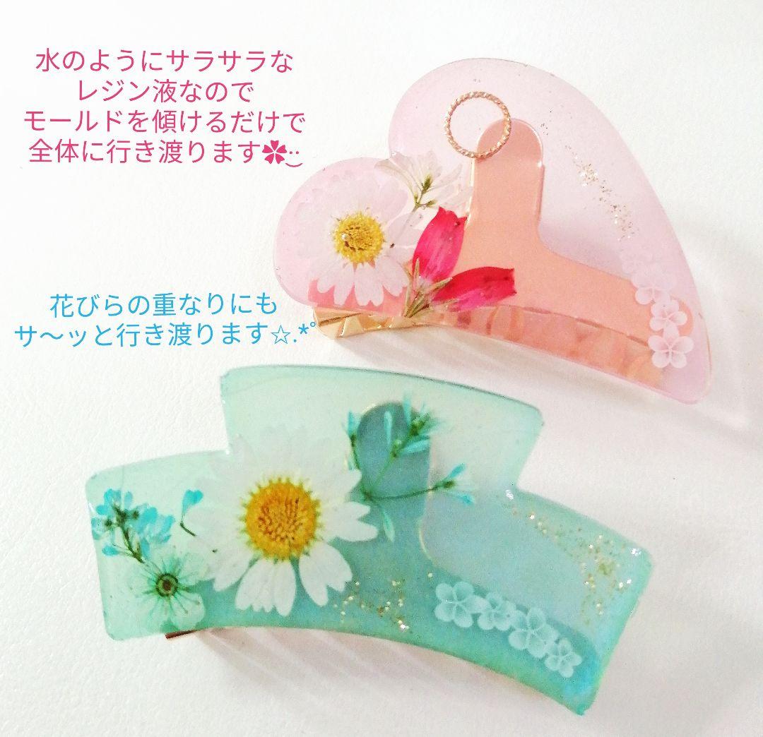 専用レジン液 ユキハナ5本、ツキハナ5本、コーティング剤つき✩.*˚