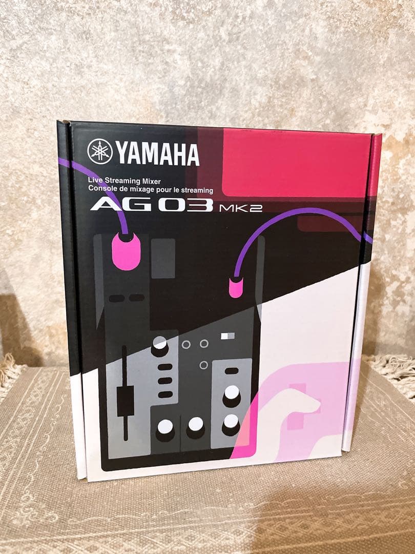 ヤマハ ライブストリーミングミキサー 3チャンネル ブラック AG03MK2 B