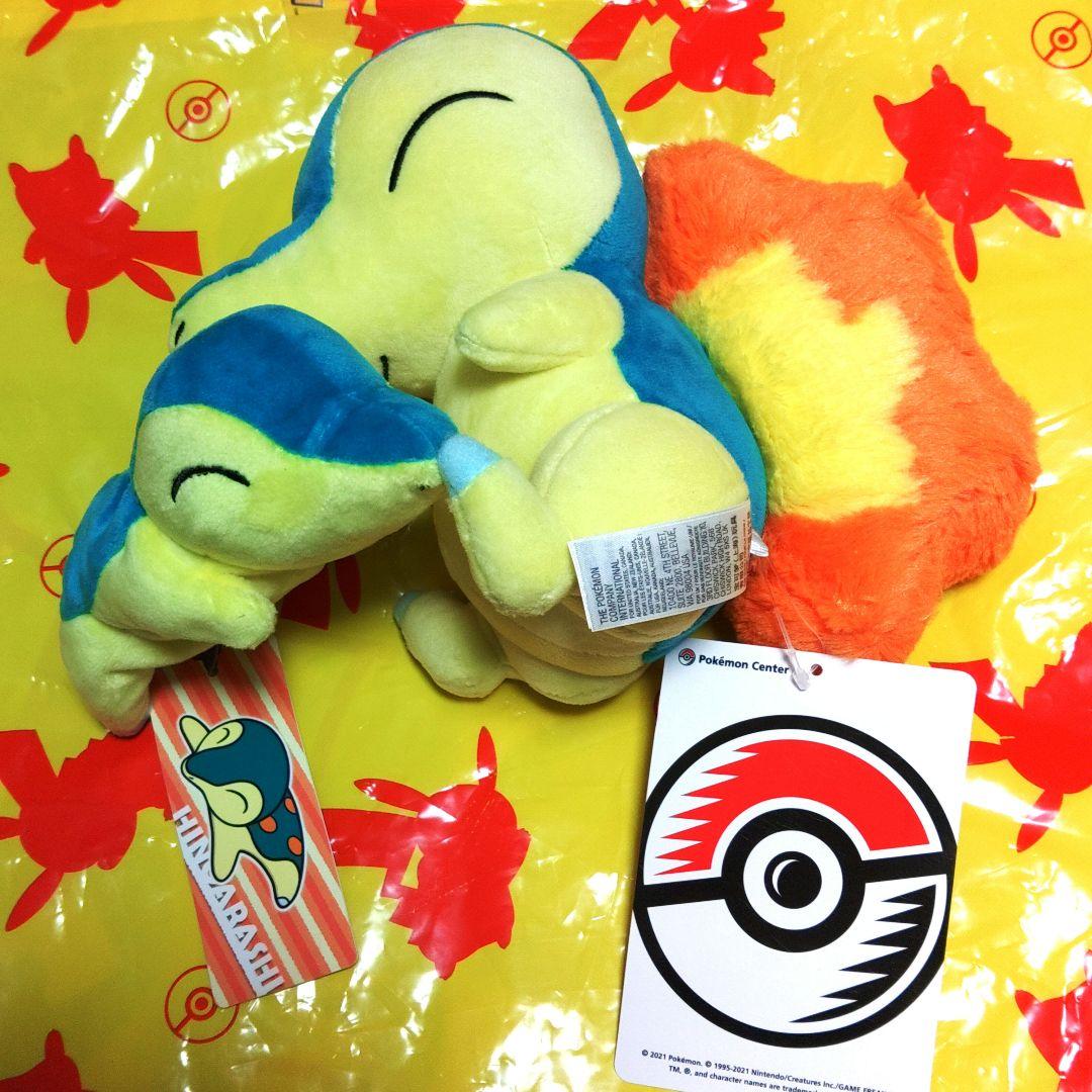 ポケモンセンター★ヒノアラシ くったりぬいぐるみ 紙タグ付き