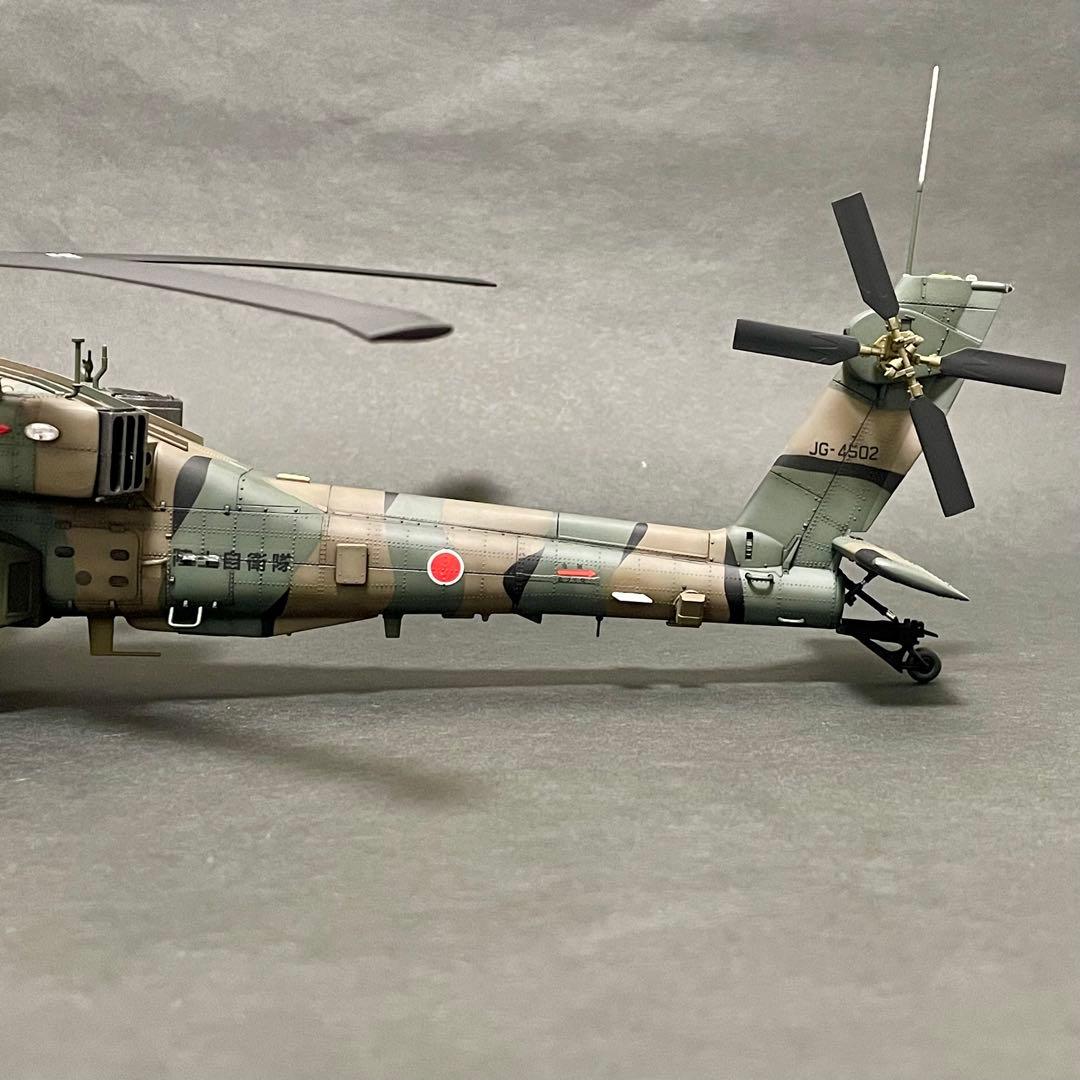 【完成品】 ハセガワ 1/48 AH-64D アパッチロングボウ 陸上自衛隊