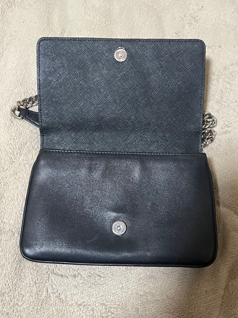 【美品✨】プラダ チェーンショルダーバッグ サフィアーノレザー 1BD144