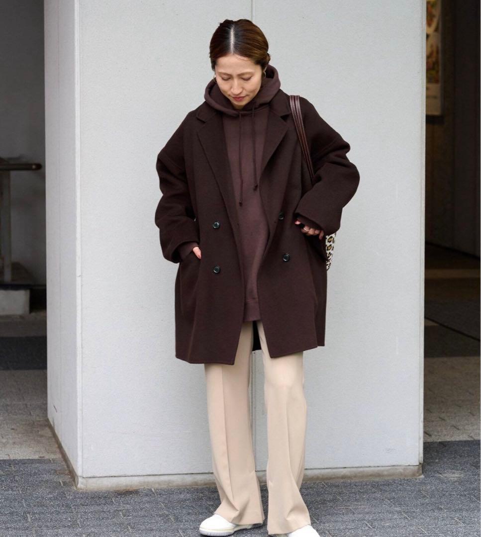 最終価格　Framework ハミルトンリバーテーラードコート　ブラウン 38