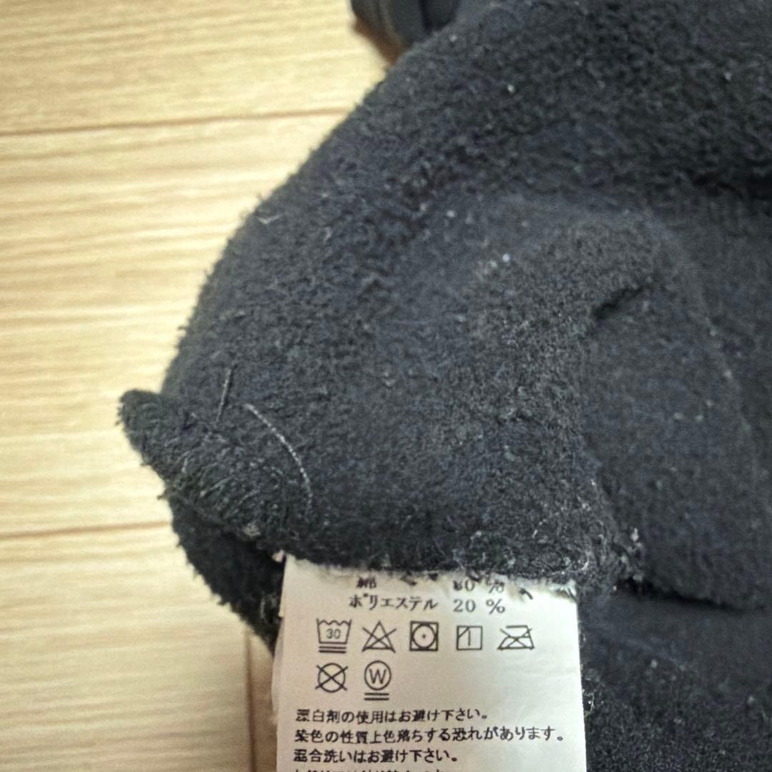 専用　Stüssy ステューシー パイルロゴ アーチロゴ パーカー ブラック