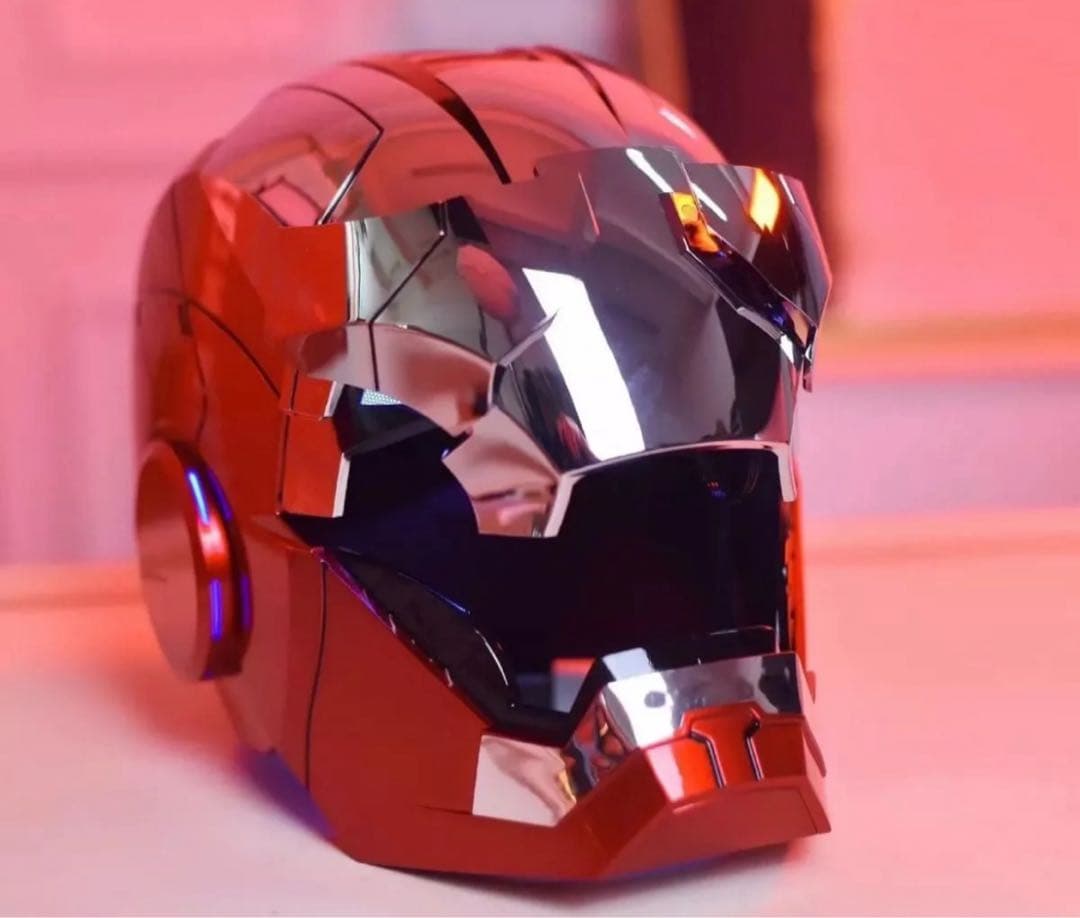 新品AUTOKINGアイアンマン マーク5 MK5 マスク 銀