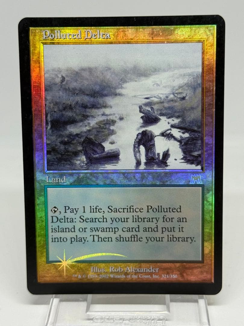希少品　初版【Foil】英語版《汚染された三角州》[ONS] ②