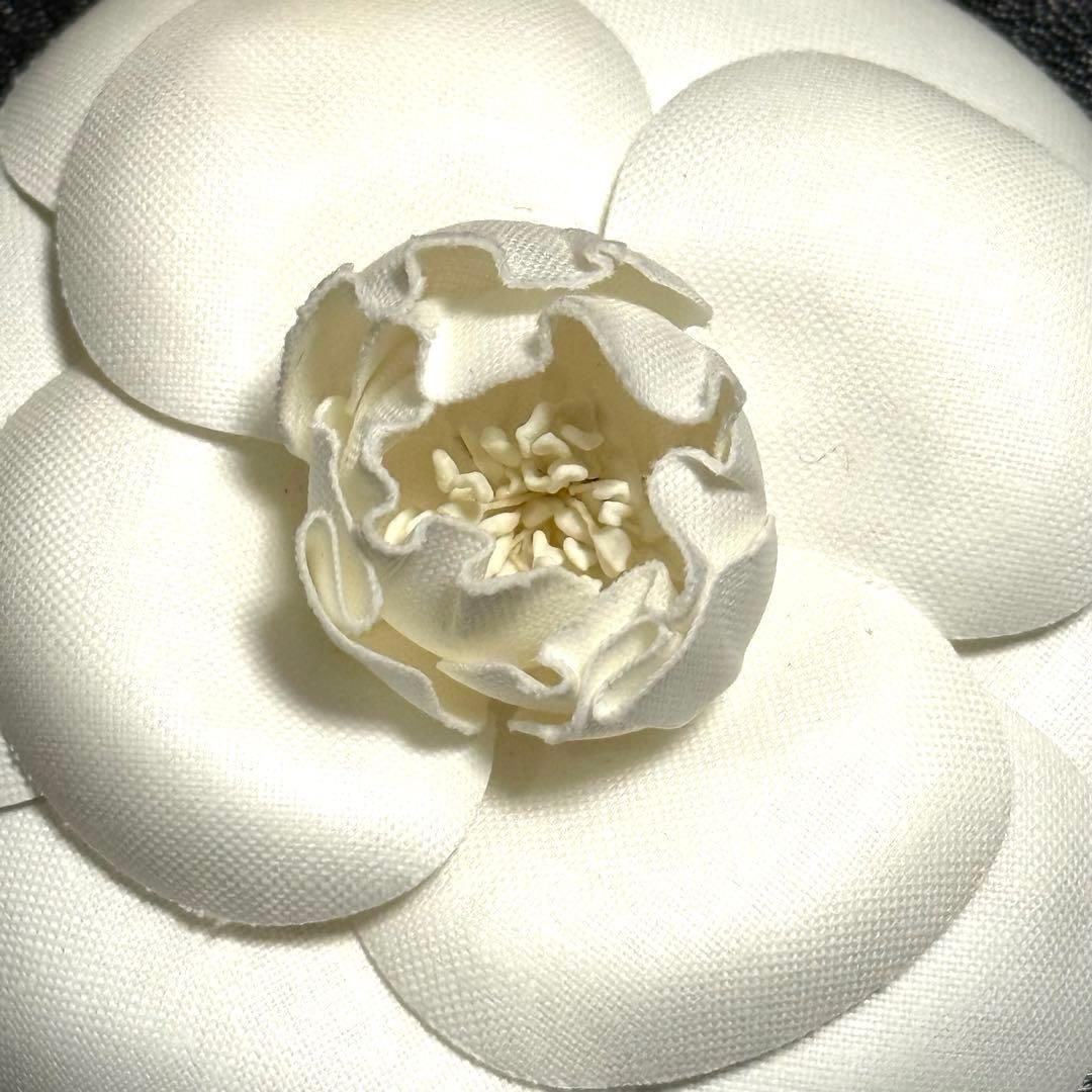 ★極美品★CHANEL★シャネル★カメリア★ホワイト★ヴィンテージ